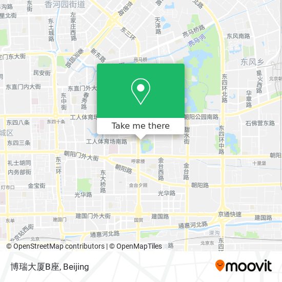 博瑞大厦B座 map