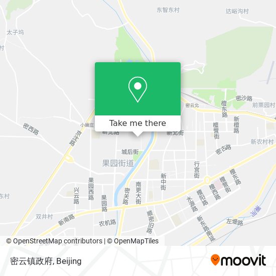 密云镇政府 map