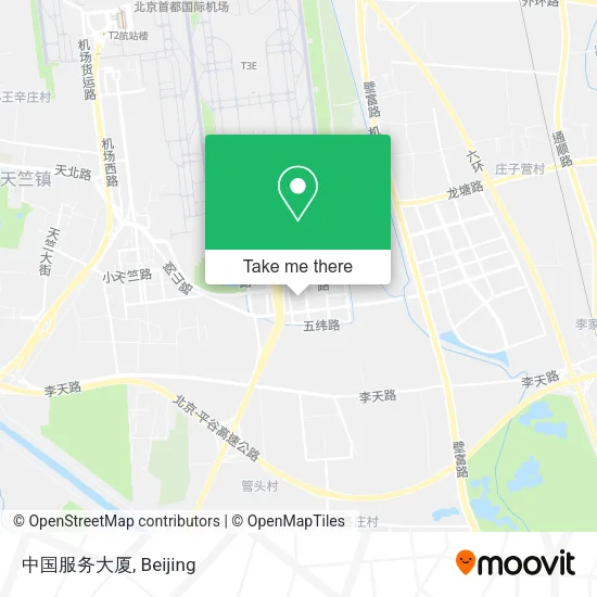 中国服务大厦 map