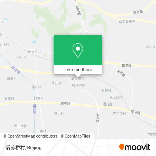 后苏桥村 map