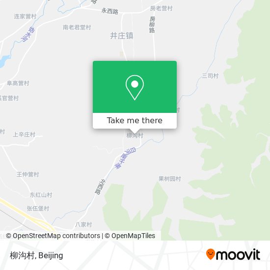 柳沟村 map