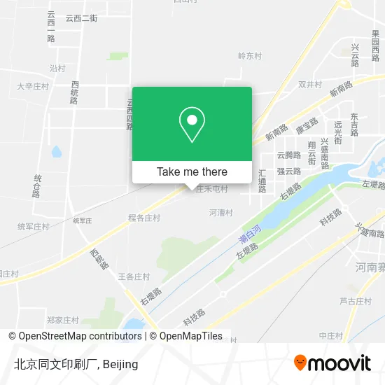 北京同文印刷厂 map