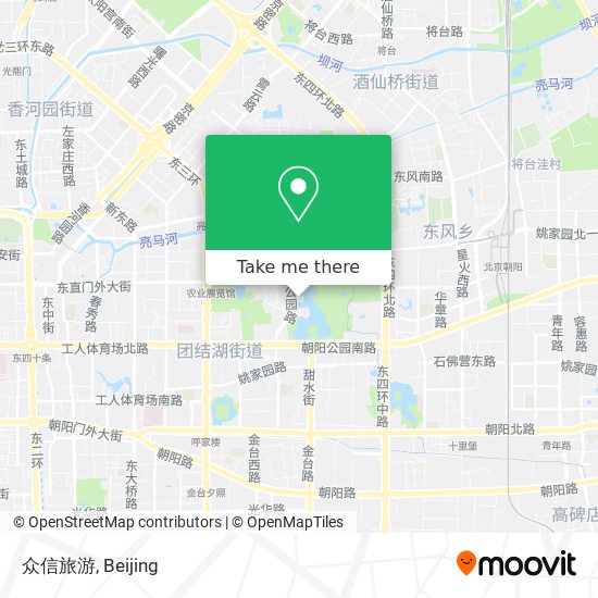 众信旅游 map