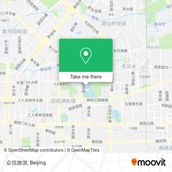 众信旅游 map