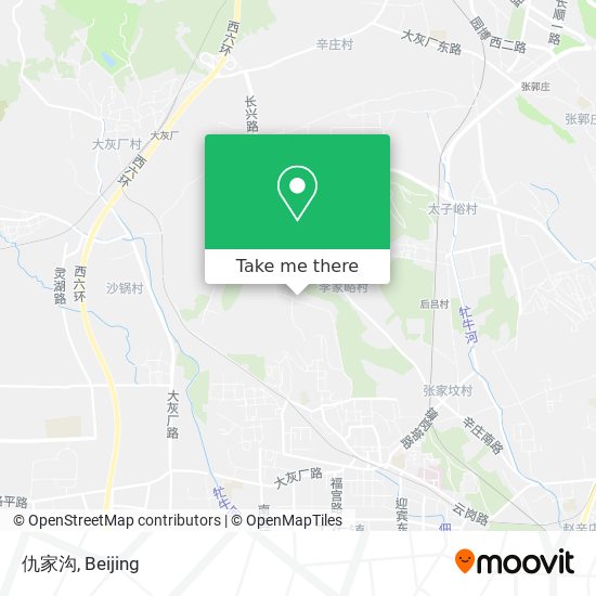 仇家沟 map