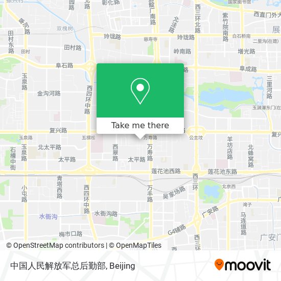 中国人民解放军总后勤部 map