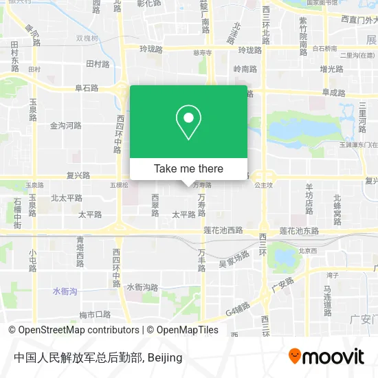 中国人民解放军总后勤部 map