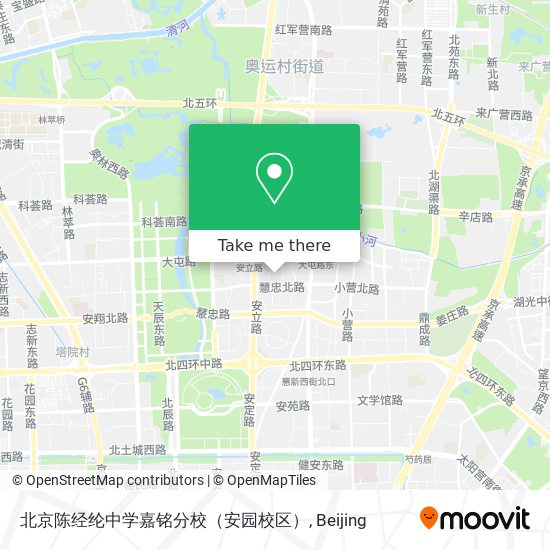 北京陈经纶中学嘉铭分校（安园校区） map