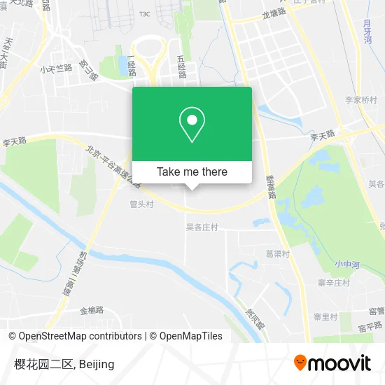 樱花园二区 map
