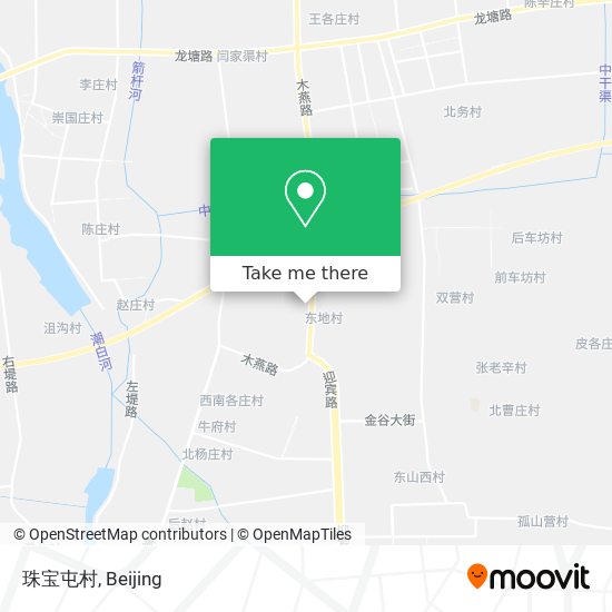 珠宝屯村 map