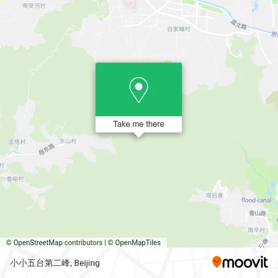 小小五台第二峰 map