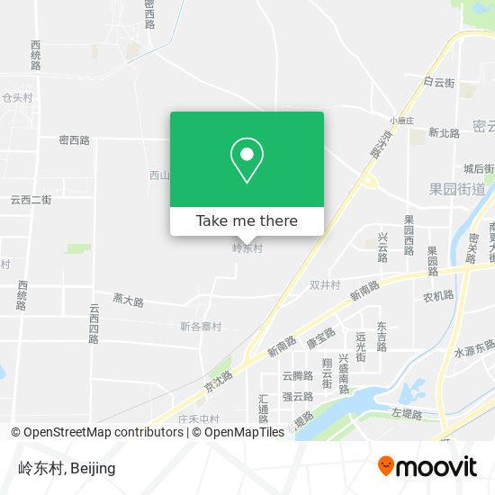 岭东村 map