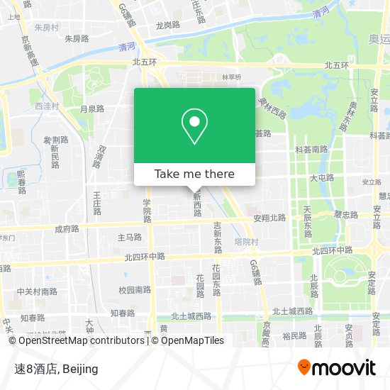 速8酒店 map