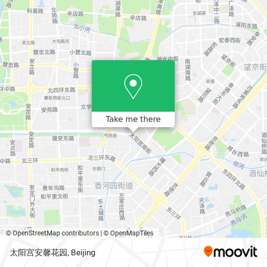 太阳宫安馨花园 map