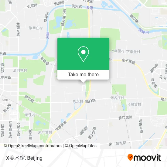 X美术馆 map
