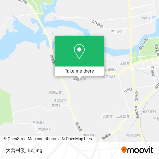 大营村委 map