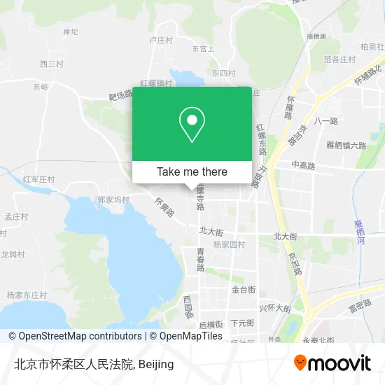 北京市怀柔区人民法院 map