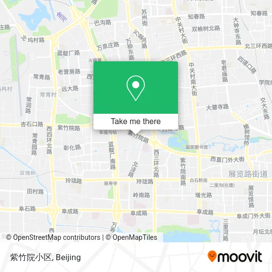 紫竹院小区 map