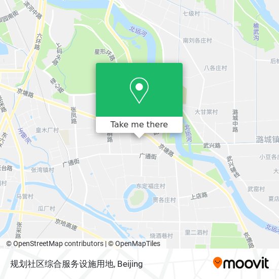 规划社区综合服务设施用地 map