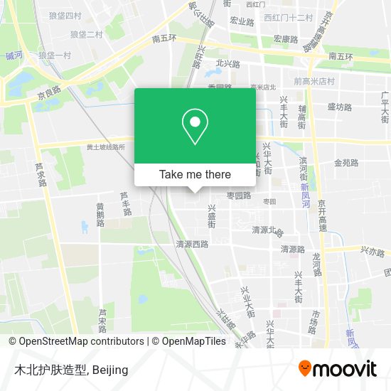 木北护肤造型 map