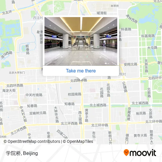 学院桥 map