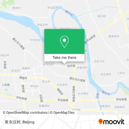 黄东仪村 map