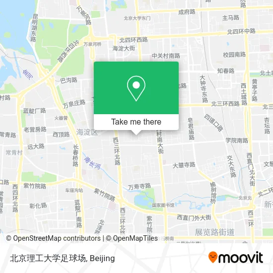 北京理工大学足球场 map
