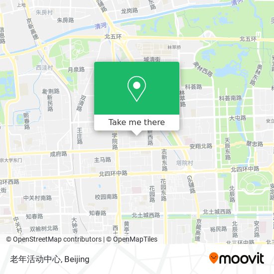老年活动中心 map