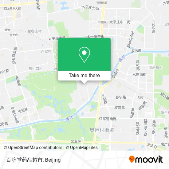百济堂药品超市 map