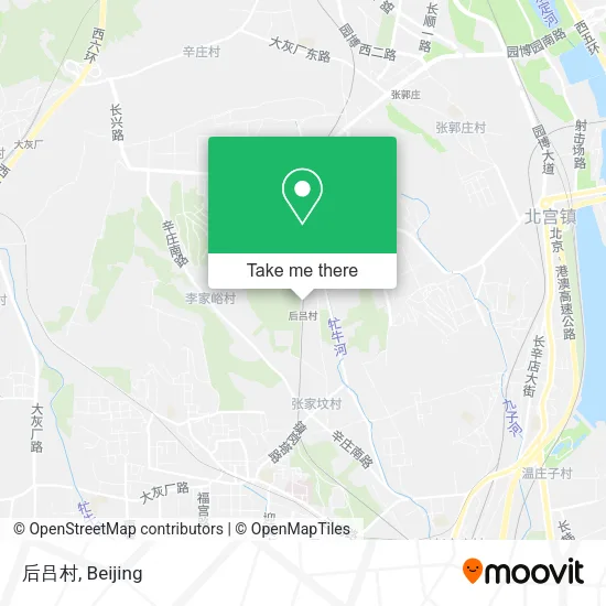 后吕村 map