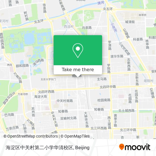 海淀区中关村第二小学华清校区 map