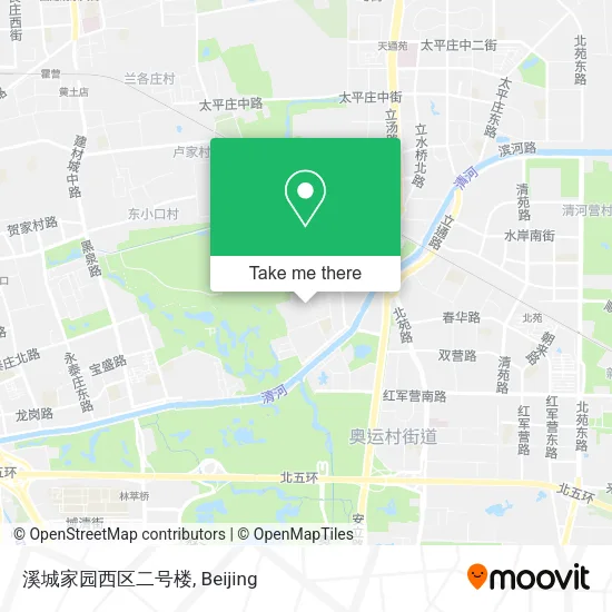溪城家园西区二号楼 map