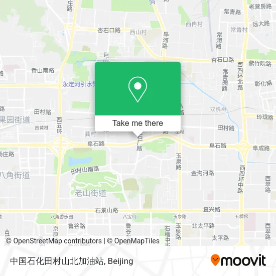 中国石化田村山北加油站 map