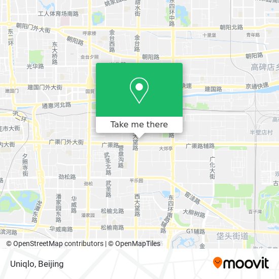 Uniqlo map