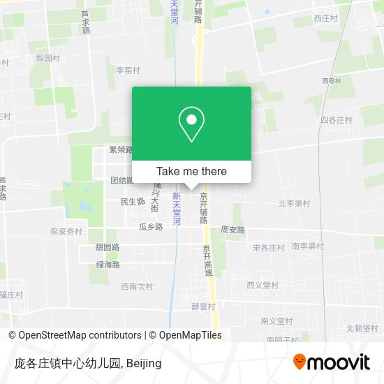 庞各庄镇中心幼儿园 map