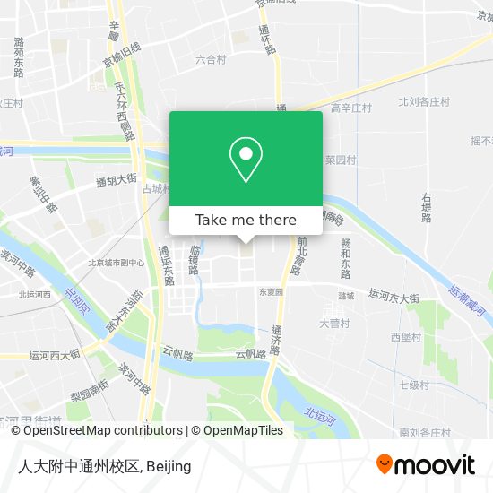 人大附中通州校区 map