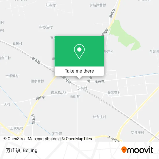 万庄镇 map