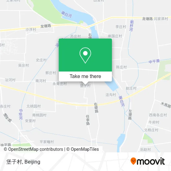 堡子村 map