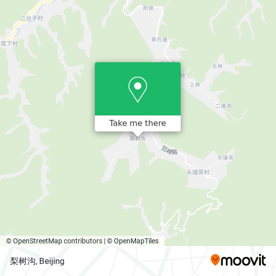 梨树沟 map