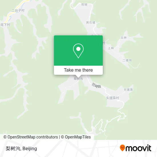 梨树沟 map