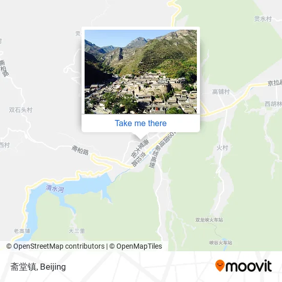 斋堂镇 map