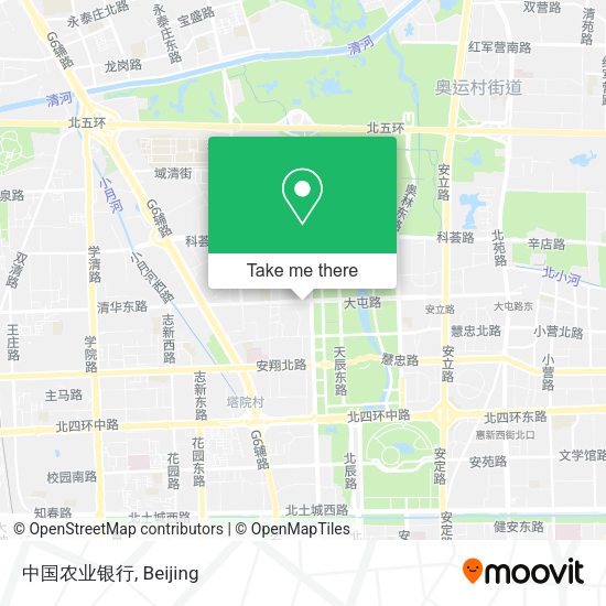 中国农业银行 map