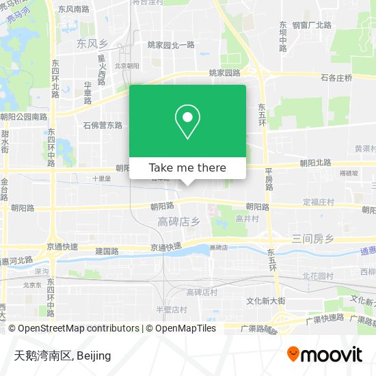 天鹅湾南区 map