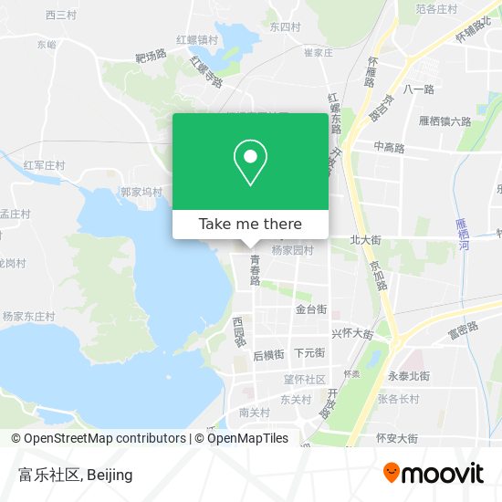 富乐社区 map