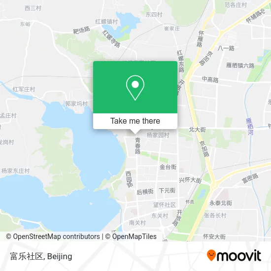 富乐社区 map