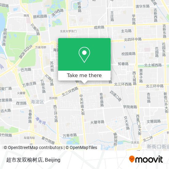 超市发双榆树店 map