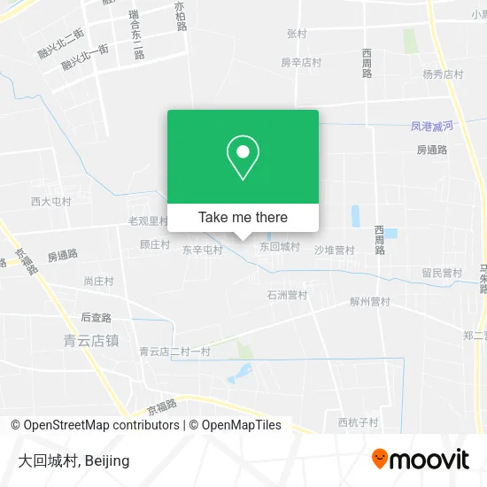 大回城村 map