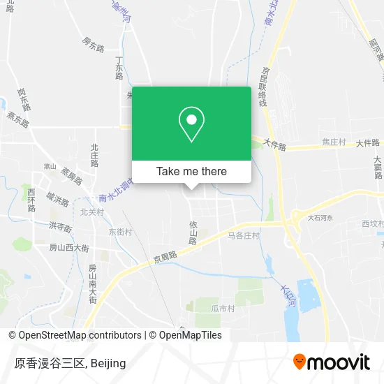 原香漫谷三区 map