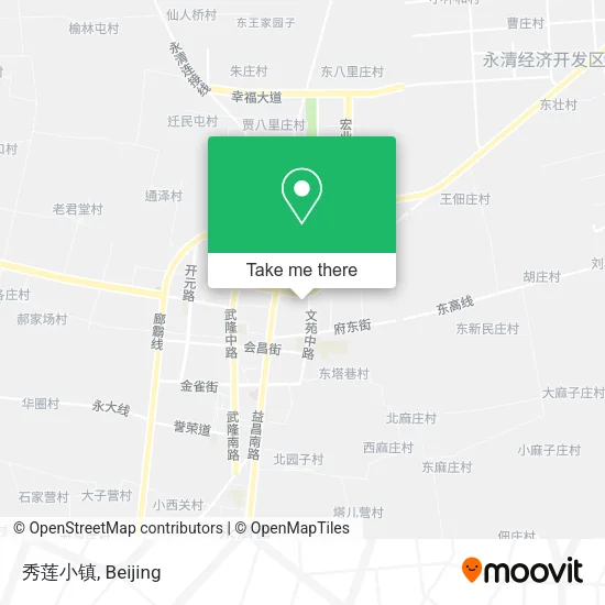 秀莲小镇 map