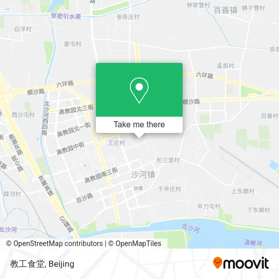 教工食堂 map